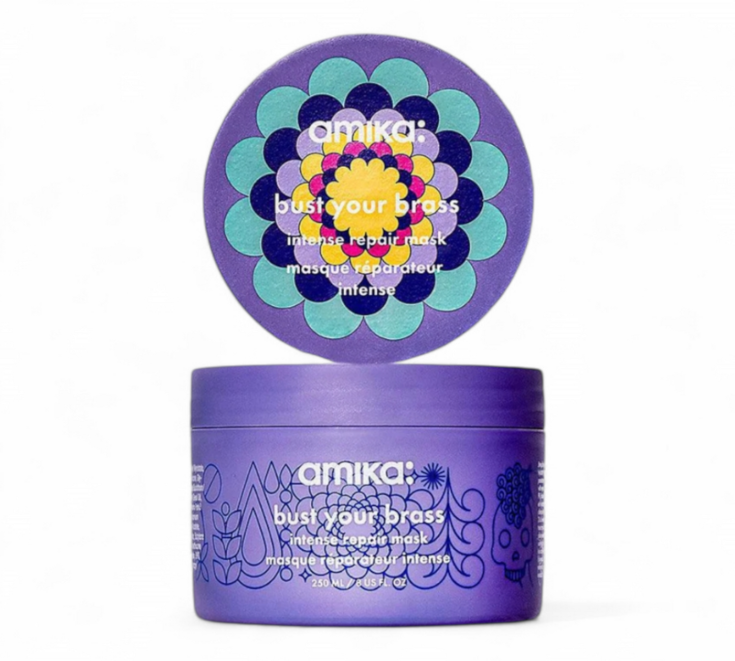 Amika: - Bust your brass Intense repair Hairmask - 250 ml