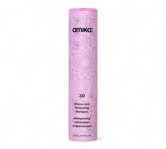 Amika: - 3D Volume & Thickening Shampoo - 275 ml